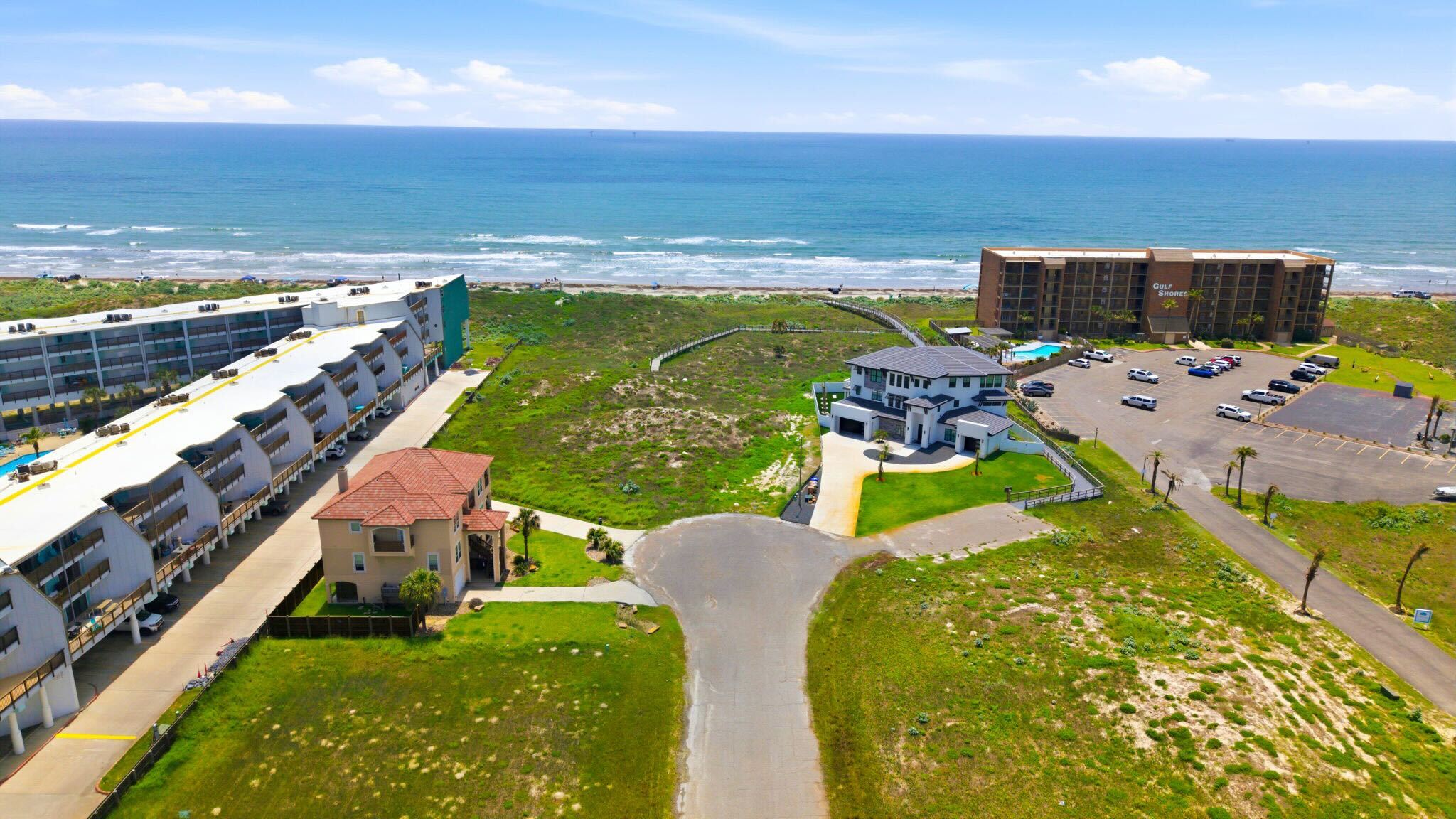 Aerial View — Property Near Beach with Boardwalk Access
